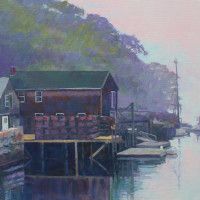 bruno margaret maine pier in fog bruno margaret maine pier in fog