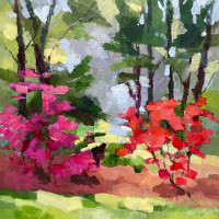 azaleas acrylicx8