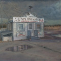 buckley kerry w closed for the season oil on canvas  x20  