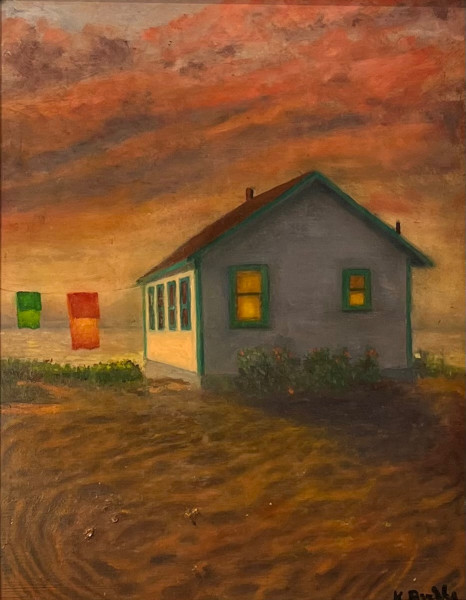 buckley kerry w late august evening oil on panel  x14   buckley kerry w late august evening oil on panel  x14