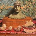 buckley kerry w our lady of situations oil on panel  x20  