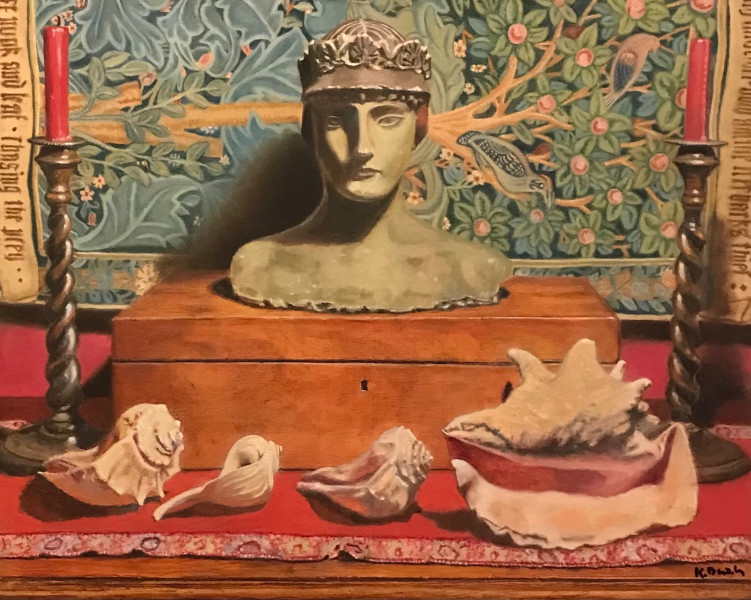 buckley kerry w our lady of situations oil on panel  x20   buckley kerry w our lady of situations oil on panel  x20