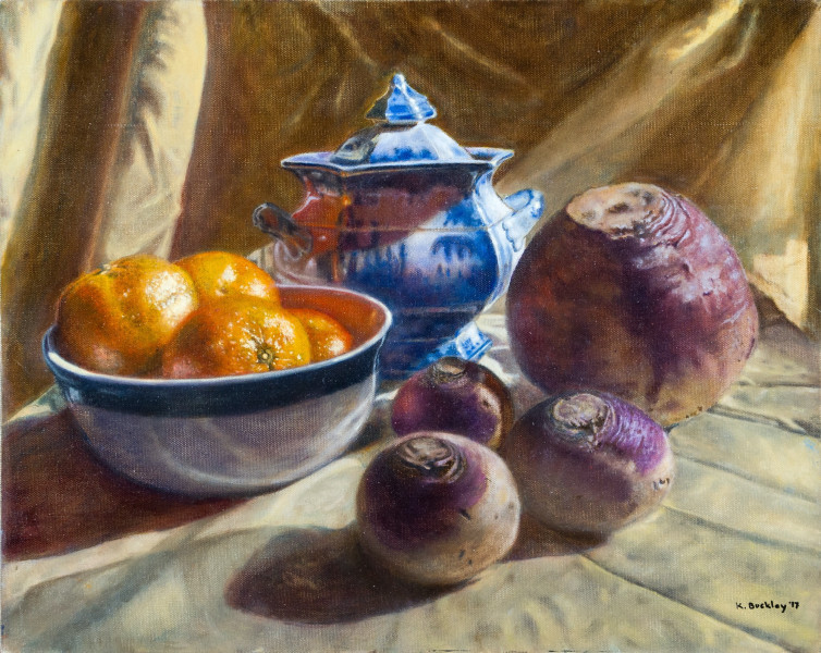 buckley kerry w purple tops oil on canvas  x20   buckley kerry w purple tops oil on canvas  x20