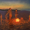 buckley kerry w summer s end oil on panel  x12  