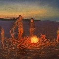 buckley kerry w summer s end oil on panel  x12  