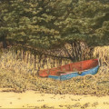 buckley kerry w the lee shore oil on canvas  x20  