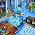 ricky on chaise