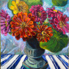 zinnias