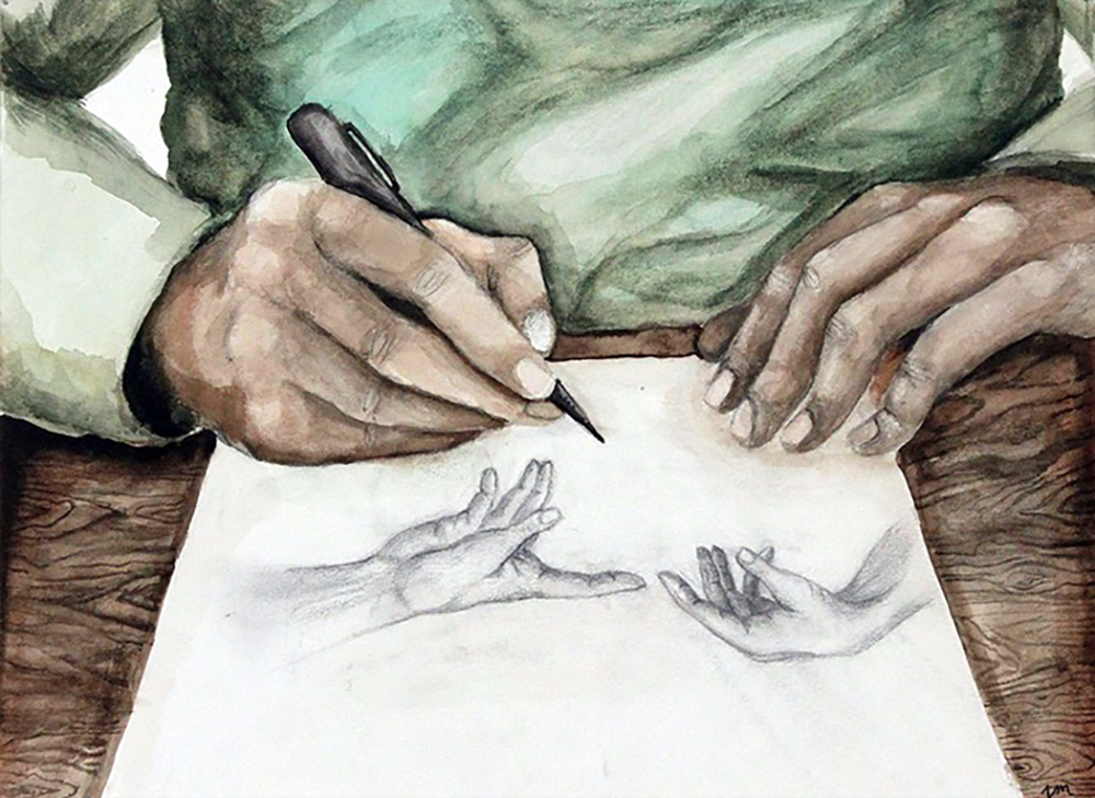 jillian magee drawng hands