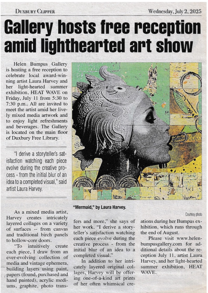 Gallery hosts free reception amid lighthearted art show Duxbury Clipper article